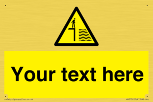 Custom Deep Water Sign